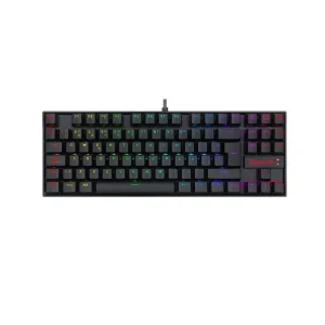 Teclado Gamer Redragon KUMARA K552-KR Rainbow Switch Red Negro Alambrico Español