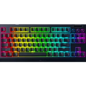 Teclado Gamer Mecanico Razer BlackWidow V4 Tenkeyless HyperSpeed Layout Español inalámbrico RGB Switch Orange
