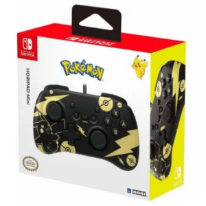 Control Joystick Horipad Mini Pokemon: Pikachu Black & Gold