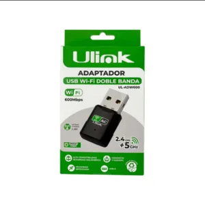 Adaptador Receptor USB Wi-Fi 600mps Doble Banda/ Mod.UL-ADW600 - Ulink