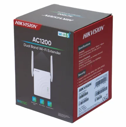 Extensor de rango Wi-Fi Hikvision AC1200 DS-3WRE12C