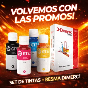 Kit de Tintas  GT52/GT53 + Resma tamaño Carta