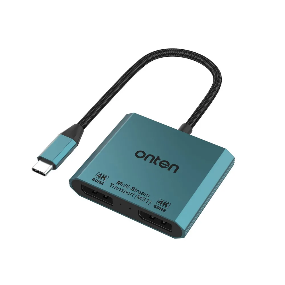 Adaptador USB-C a Doble DisplayPort 4K / OTN-UC915