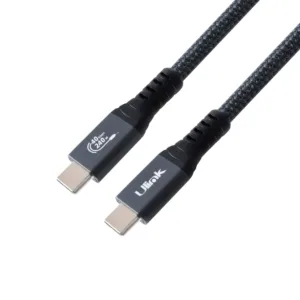 Cable USB 4.0 tipo C 240W 40 Gbps 8K 1.8 M / Mod. UL-CBC40