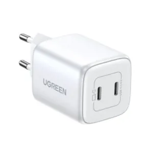Cargador UGREEN 45W Nexode GaN Tech con Doble USB-C
