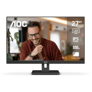 Monitor Plano AOC 27E3H2 - 27" Full HD, IPS, 100Hz, HDMI/VGA, Flicker-Free