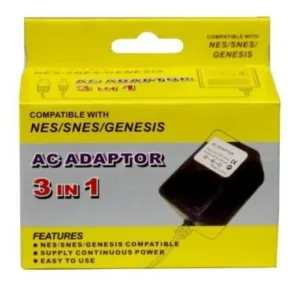 Transformador Adaptador 3 En 1 Snes, Nes, Sega Genesis