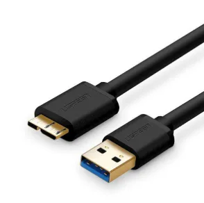 Cable USB 3.0 tipo A a Micro USB 3.0 0.5mts Negro Ugreen