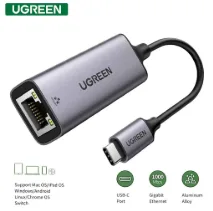 Adaptador USB-C a Ethernet RJ45 Gigabit Ugreen CM199 (50737)
