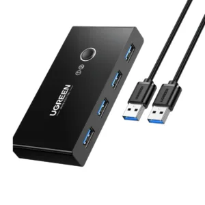 Switch USB UGREEN Conmutador 2 en 4 USB 3.0 A Selector entre 2 PC
