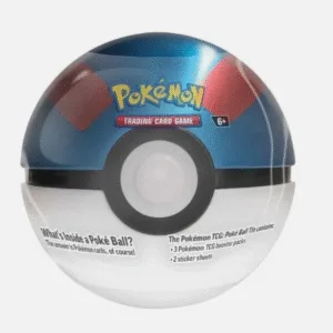 Cartas Pokemon Pokebola Tin Great Ball / Azul Ingles