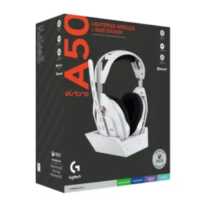 Audifonos Gamer Inalambricos Serie Astro A50 Gen5 + Estación Base Color Blanco