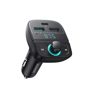 Cargador de auto Bluetooth 5.0 con Transmisor FM de Ugreen (Modelo 80910 / CD229)