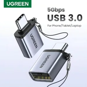 ADAPTADOR M/H OTG USBC 3.1 /USBA 3.0 ALUMINIO SILVER UGREEN US270