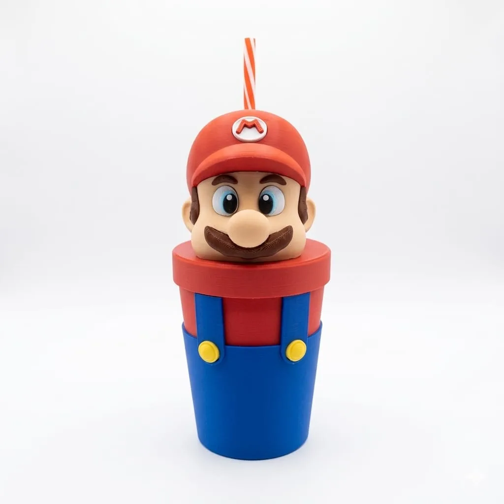 Vaso 3D de Mario
