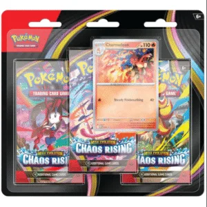 [PREVENTA 18/05/26] Mega Evolution Chaos Rising - 3 Pack Blister (Charmeleon) - Español