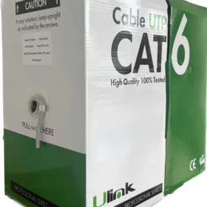 Cable UTP Red Ulink Cat 6  Cobre Aluminio 305 Metros Interior