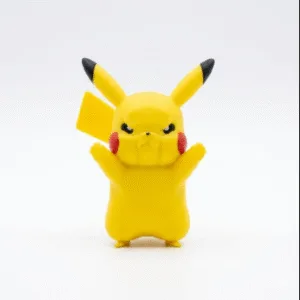 Figura 3D Pikachu Enojado para PC Gamer / Vitrina