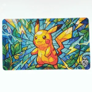 Playmat - Mousepad 35X60Cm Pokemon Diseño Pikachu Vitral