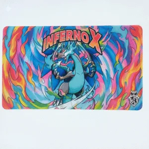 Playmat - Mousepad 35X60Cm Pokemon Diseño Mega Charizard X: InfernoX