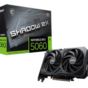Tarjeta de Video MSI NVIDIA GeForce RTX 5060 SHADOW 2X OC, 8GB GDDR7, 128-bit, PCI-e 5.0
