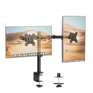 Soporte Articulado Vidita Dual para Dos Monitores de 13" a 27"