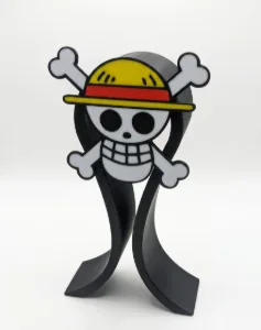 Soporte 3D One Piece Jolly Roger