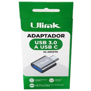 Adaptador USB 3.0 Hembra a USB-C Macho — Modelo UL-ADUC70