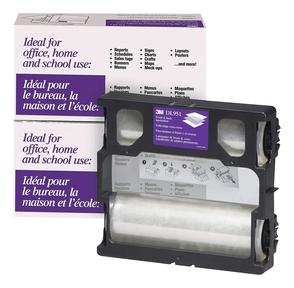 Cartucho de Laminación 3M DL951 para Laminadora Scotch LS950 (B2)
