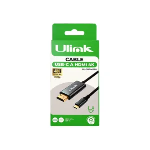 Cable USB-C a HDMI 4K 60 Hz, Metálico 1,8 m / UL-CHDMI180