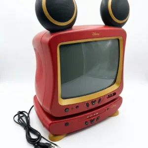 Televisor Disney Rojo 19" Vintage