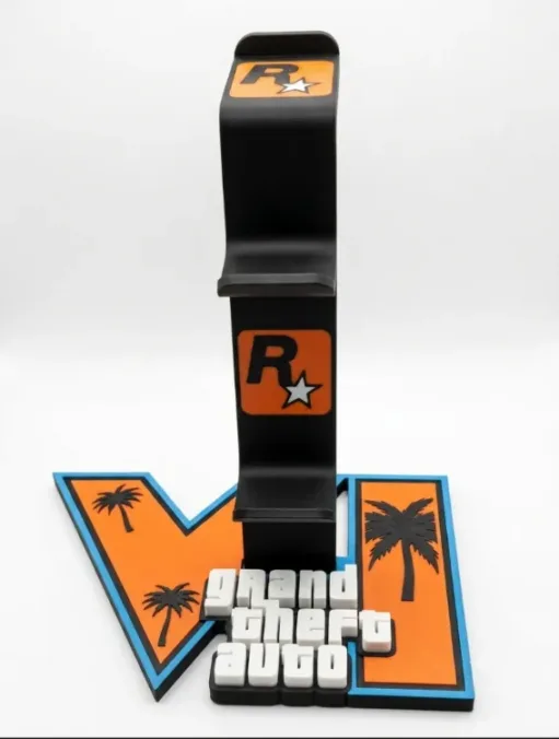 Soporte Dual para Joysticks - Edición GTA VI (Impresión 3D)
