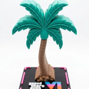 Soporte para Joysticks / Celular - Palmera GTA VI (Impresión 3D)