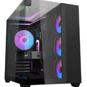 Gabinete Darkflash Th285 Atx Triple Vidrio 7 Fans A-rgb Incl Color Negro