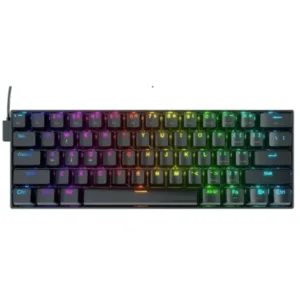 Teclado Redragon Dragonborn Black Red Switch spanish LA K630RGB-SP RED