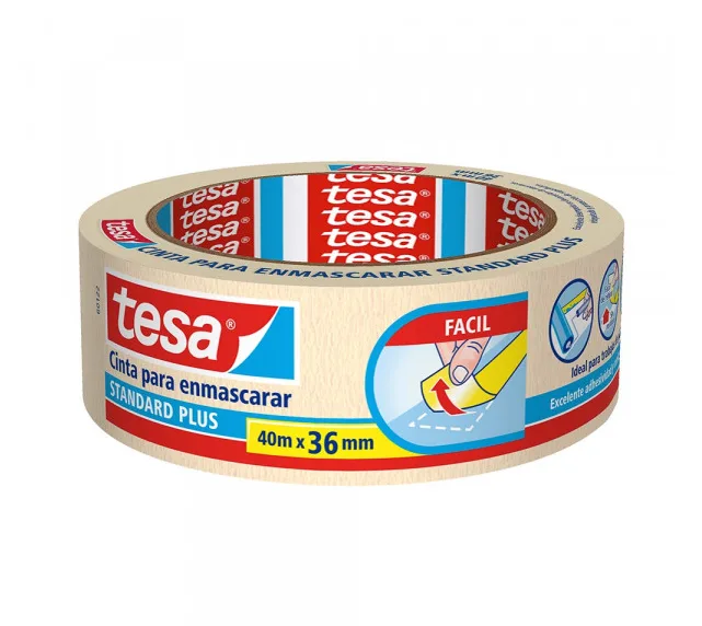 CINTA ADHESIVA MASKING 36 MM 40 MT TESA