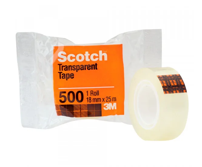 CINTA ADHESIVA TRANSPARENTE 18 MM 25 MT SCOTCH
