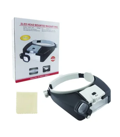 Visera Lupa Profesional MG81007 con Luz LED Movible