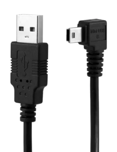 Cable De Datos Jser Mini Usb B Tipo 5 Pines Macho En Ángulo
