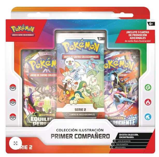 POKEMON TCG PRIMER COMPAÑERO – COLECCIÓN ILUSTRACIÓN SERIE 2 (ESPAÑOL)