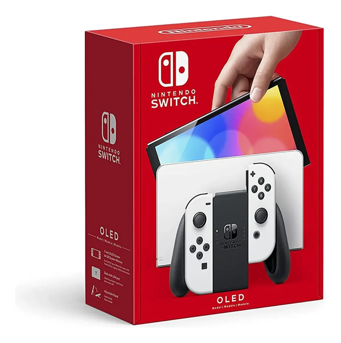 Consola Nintendo Switch OLED + Memoria 128GB + Mica + Juego Seminuevo + Bolso de Regalo
