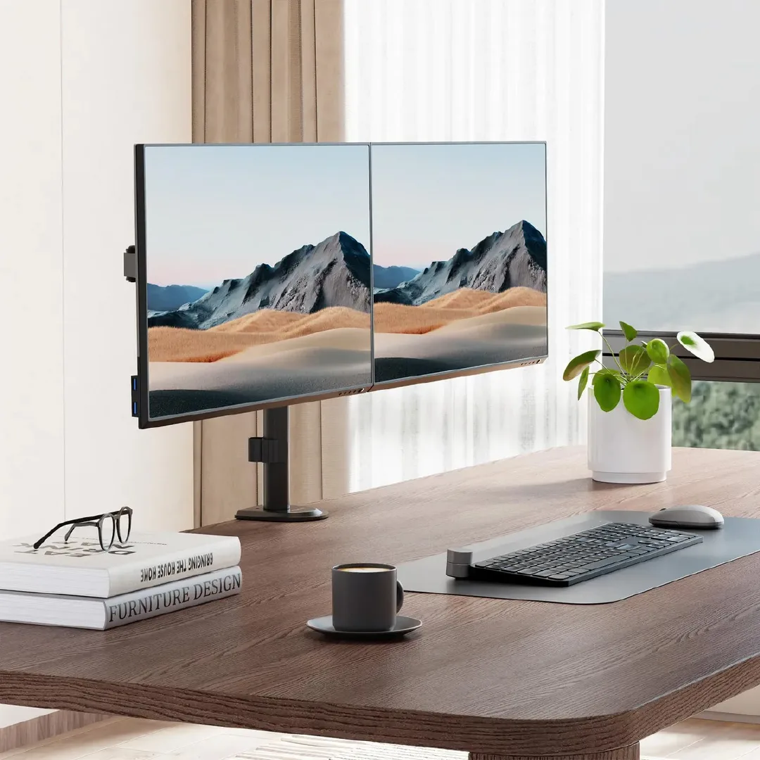 Soporte para Monitor Articulado Doble 15"–32" / UT-MTS320 - Imagen 2