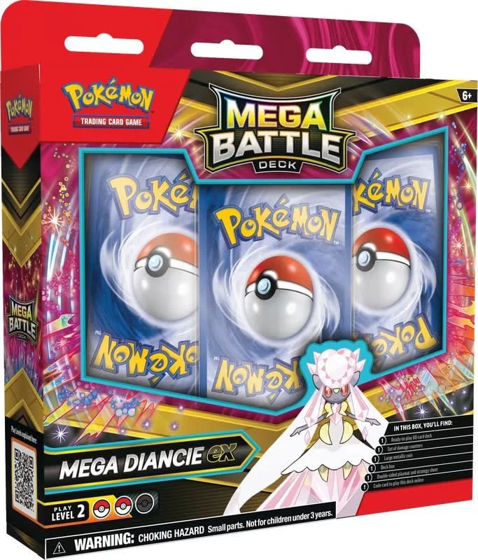Pokémon Mega Battle Deck Mega Diancie ex — Español