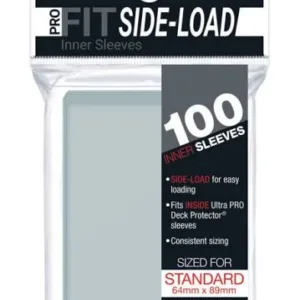 Fundas Standard Pro Fit Side Load Carga Lateral Transparente – 100 Fundas Ultra PRO