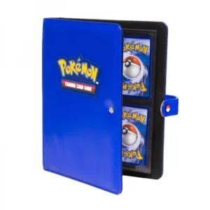 Carpeta 4 Bolsillos Forrada con Broche – Pokémon Azul Ultra Pro