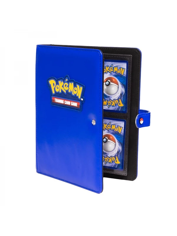 Carpeta 4 Bolsillos Forrada con Broche – Pokémon Azul Ultra Pro