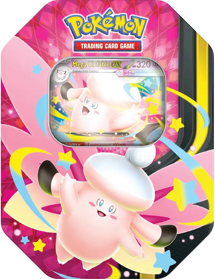 Pokemon TCG: Mega Clefable – 40 Cards y Lata Coleccionable
