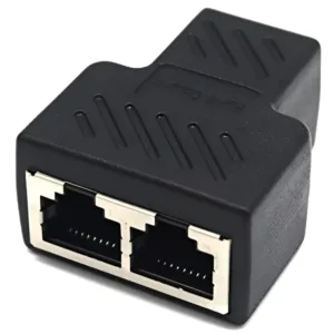 Adaptador Splitter de Red RJ45 LAN Ethernet 1 Gbps