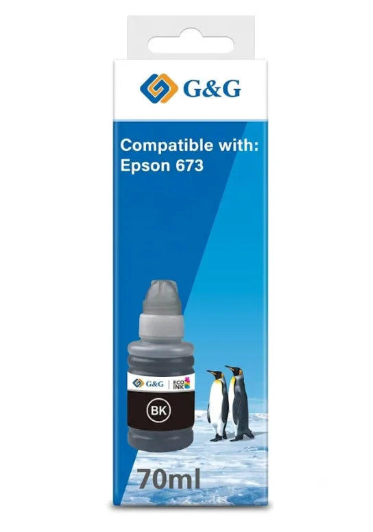 Tinta Alternativa Logic Black BT70 ml G&G T6731BL EPS Standard