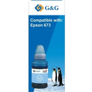 Tinta Alternativa Logic Cyan Light BT70 ml G&G T6735CY EPS Standard